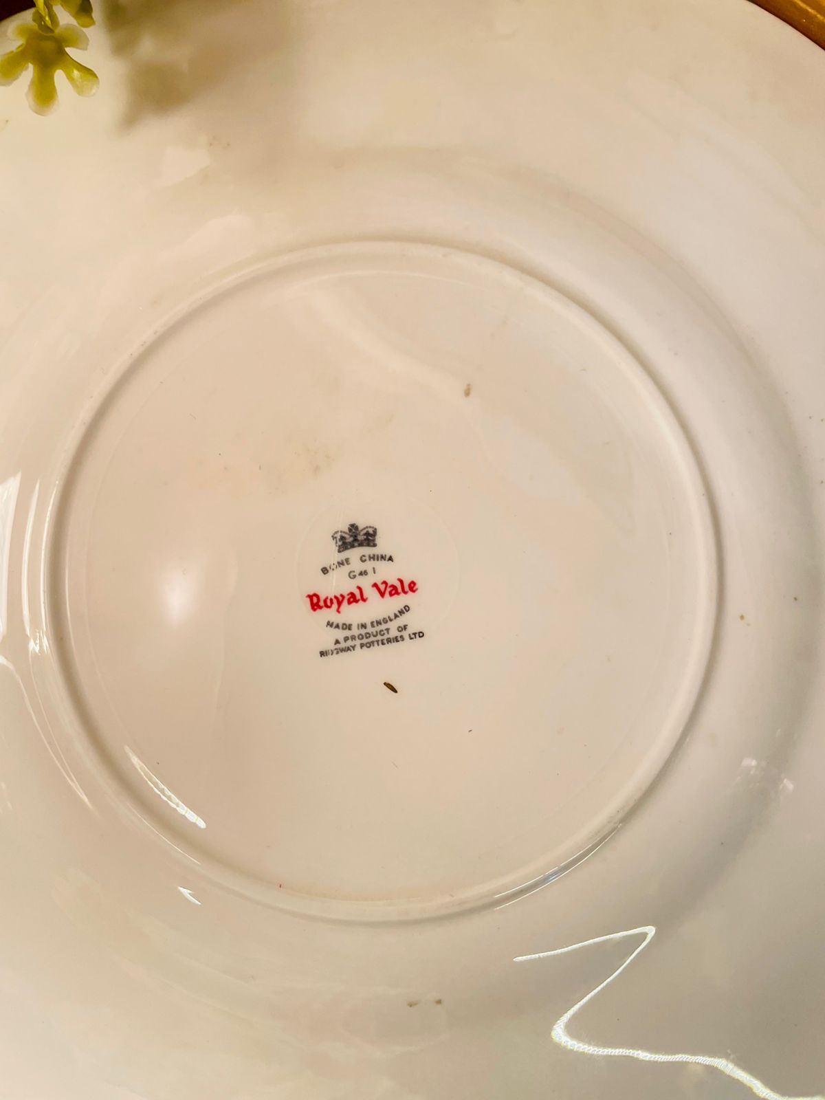 Vintage Royal Vale Bone China Cake Platter England