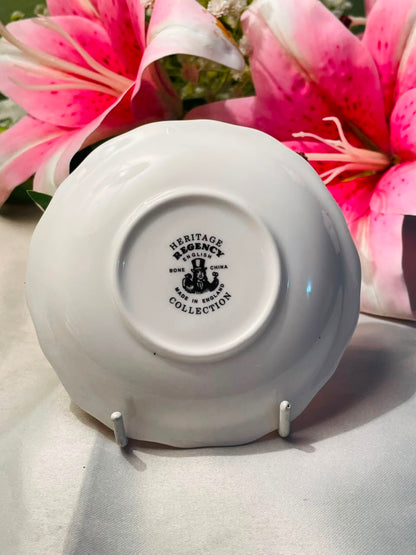 Heritage Regency 21st Birthday Bone China Plate Approx. 10 cm