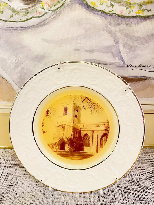 Vintage Burleigh Staffordshire Decorative Plate – England Bone China