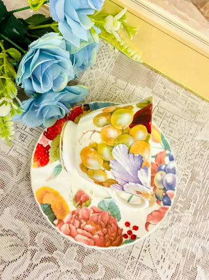 Royal Albert Lorraine Bone China Teacup & Saucer – England