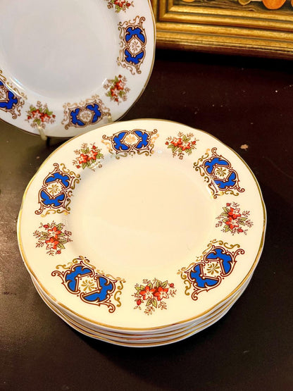 Fenton Bone China Dessert Plates Set of 6 – 6.5 Inch England