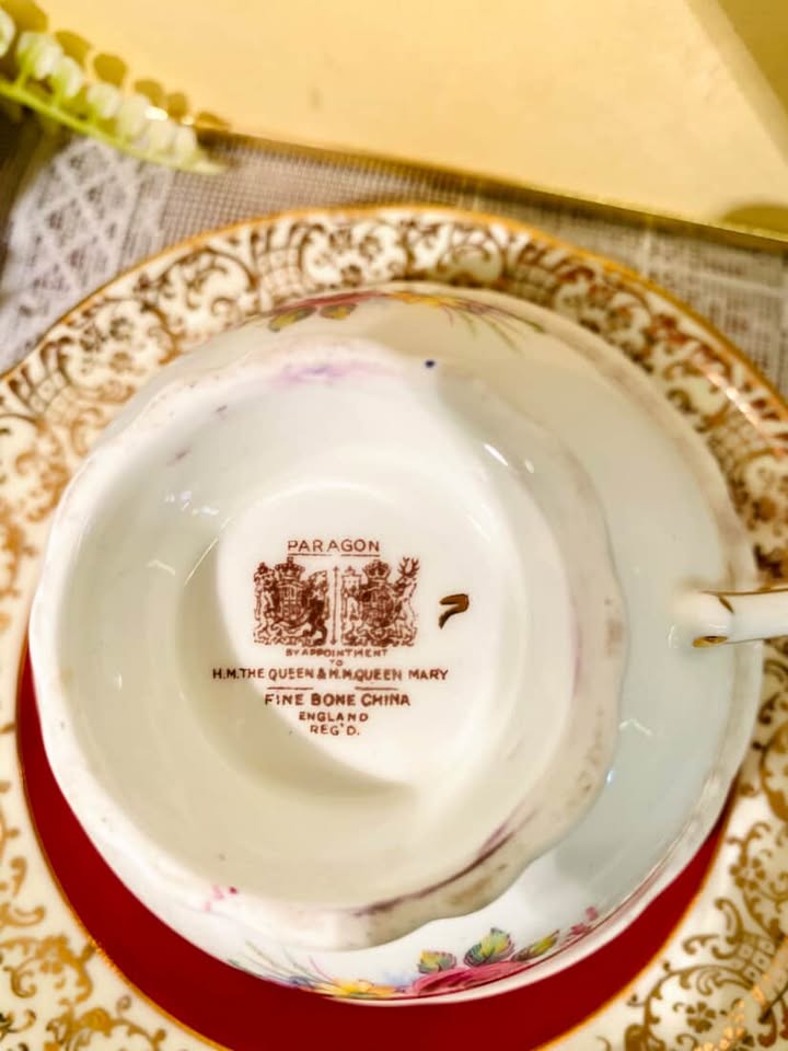 (Rare find) Paragon/E.B. Foley Bone China Teacup & Saucer – Queen Mary