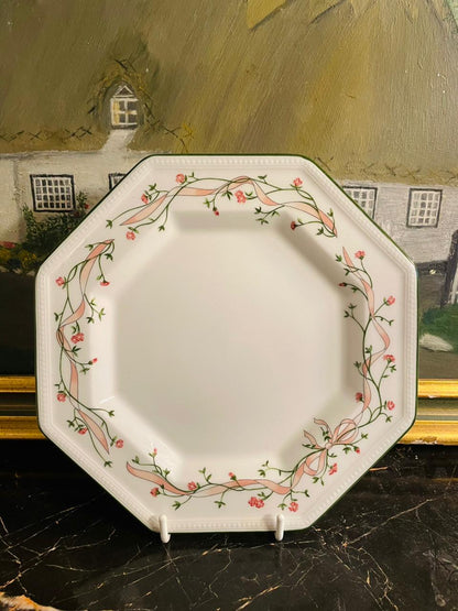 Johnson Brothers Eternal Beau Octagonal Dinner plate – Vintage English Stoneware