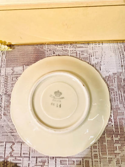 Bavarian Porcelain Cup & Saucer Set – Vintage Teacup Duo