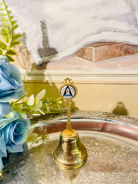 Vintage Brass Hand Bell Collectible Decorative Bell