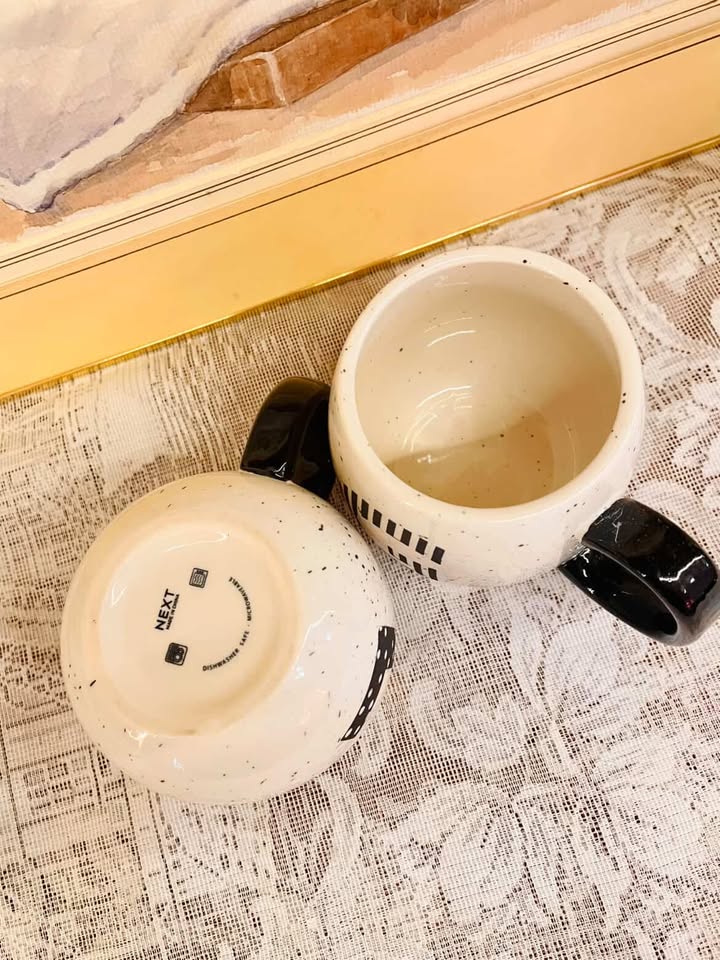 Personalized Initial Ceramic Mug Set – L & G Coffee Cups