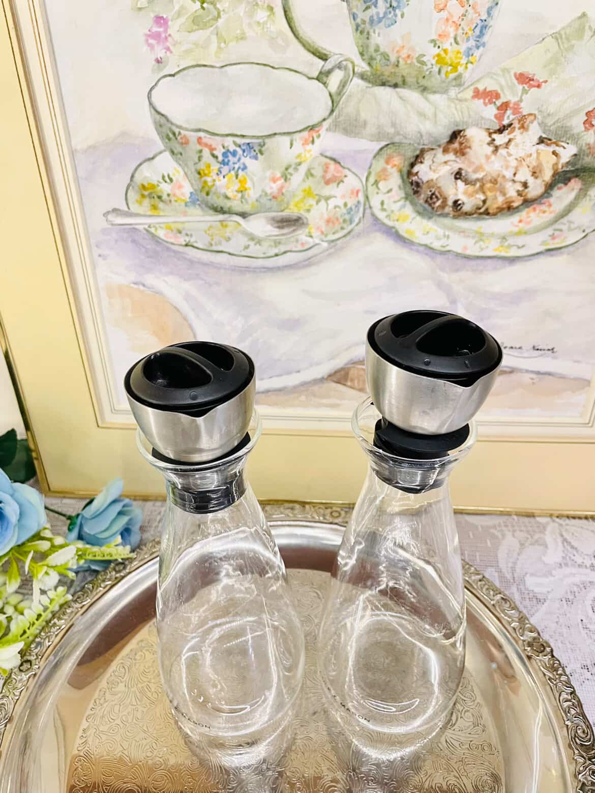 Mason Glass Oil & Vinegar Dispensers – Set of 2