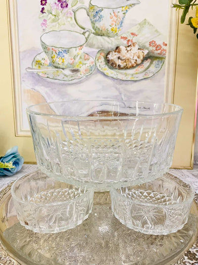 Vintage Crystal Cut Glass Bowl Set – Crystal Style