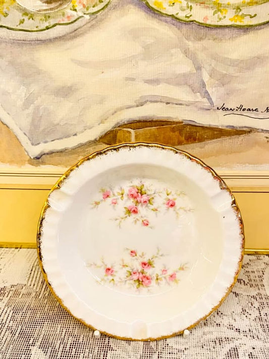 Vintage Paragon Flower Ashtray– Cottage-Core Collectible