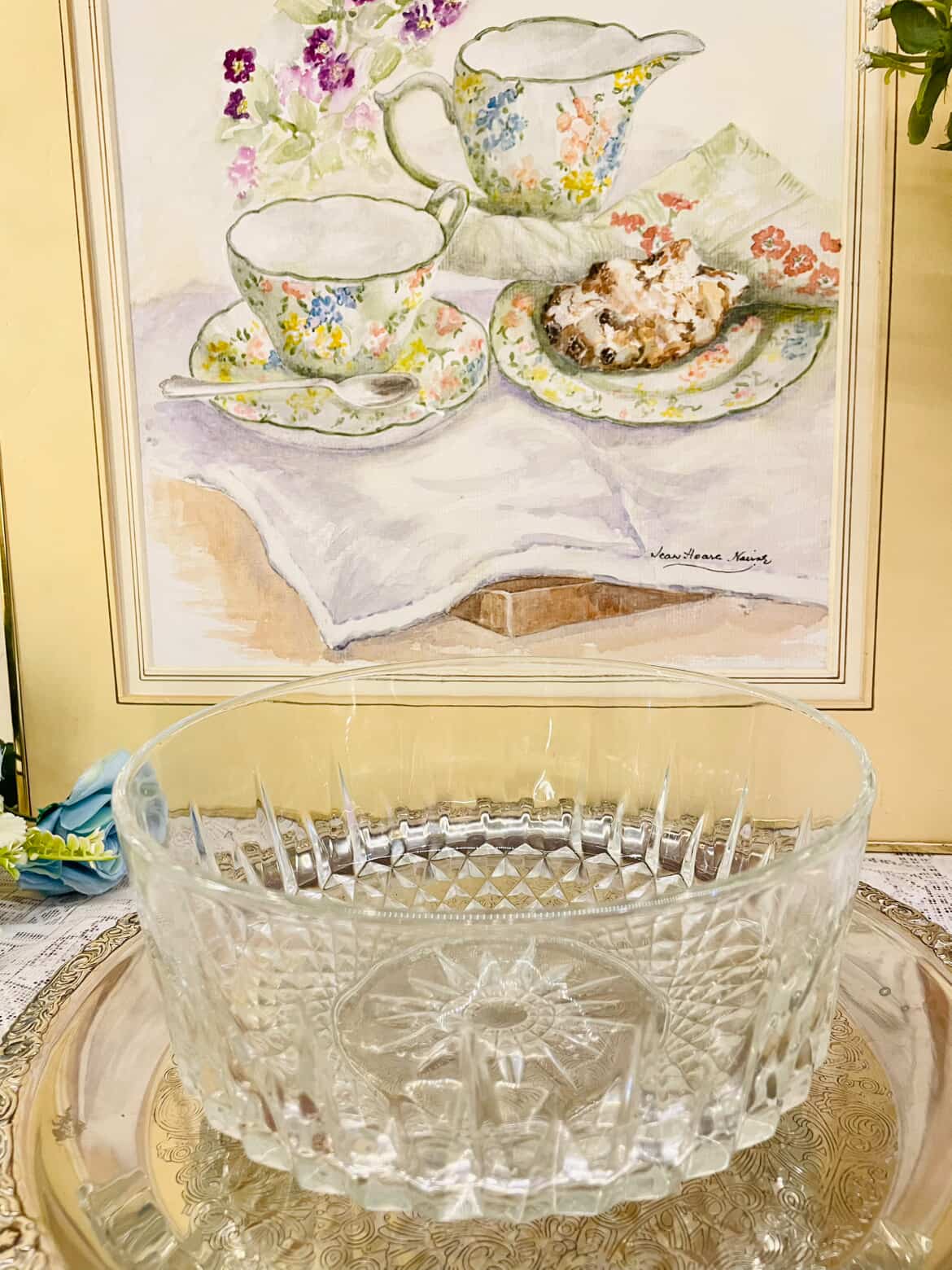 Vintage Crystal Cut Glass Bowl Set – Crystal Style
