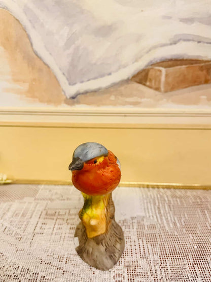 Vintage Bird Figurines Set – Hand Painted Porcelain Collectibles