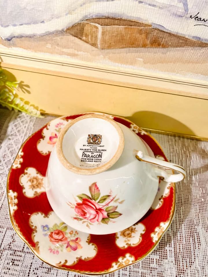 (Rare find) Paragon Radfords Fenton Bone China Teacup & Saucer Set
