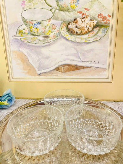 Vintage Crystal Cut Glass Bowl Set – Crystal Style