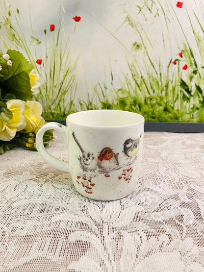 Royal Worcester Wrendale Designs “One Snowy Day” Mug by Hannah Dale