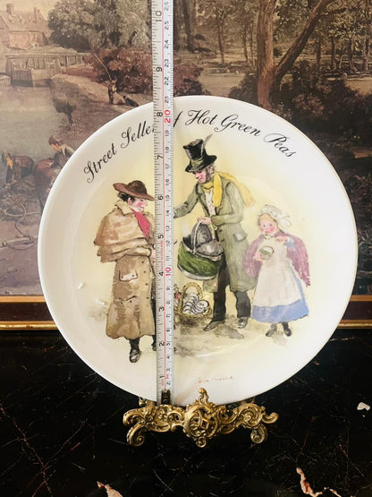 Wedgwood “Street Seller of Hot Green Peas” – The Street Sellers of London Series (1986, Made in England)