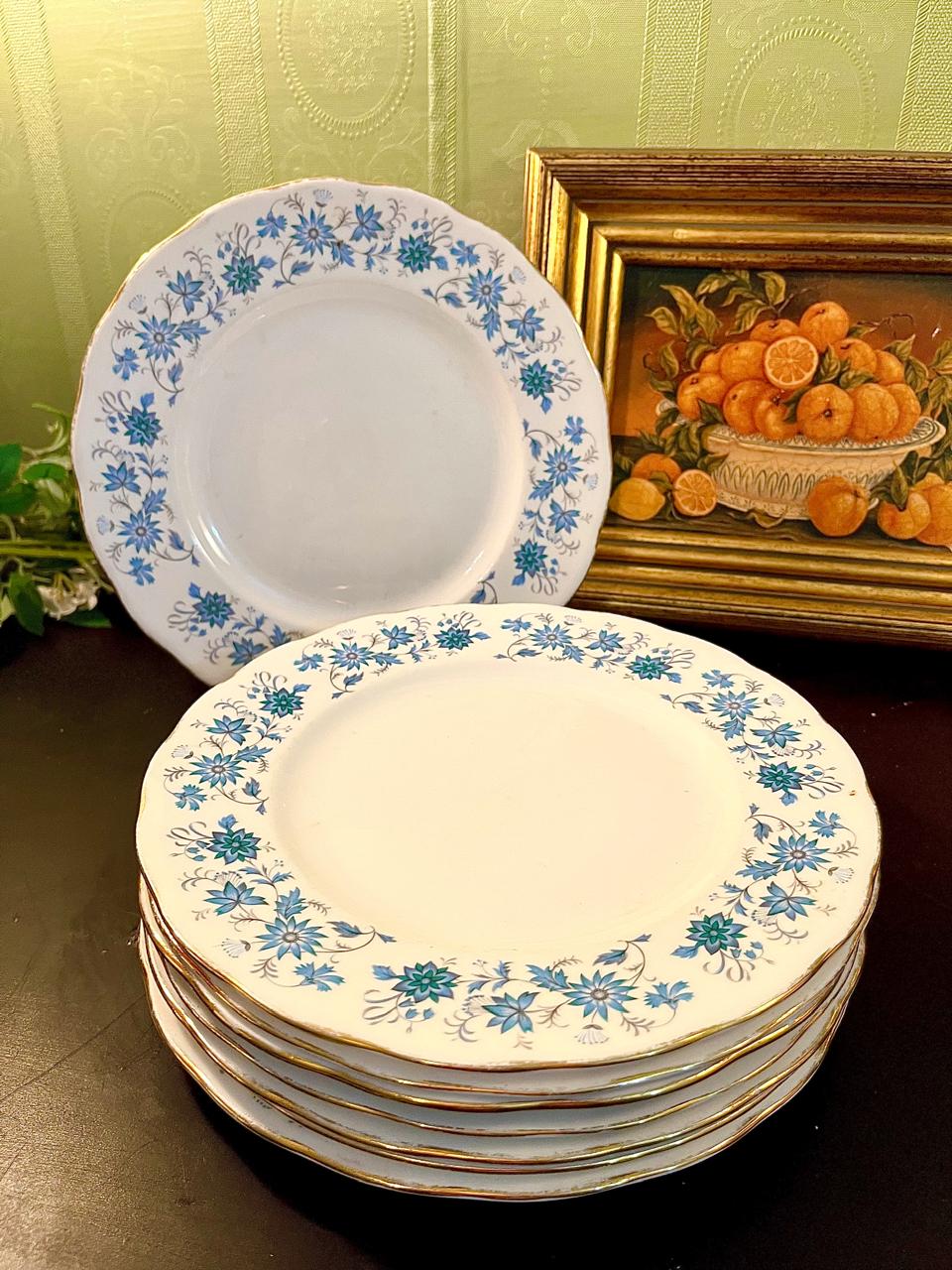 Colclough Bone China Salad Plates Set of 8 – 8 Inch England