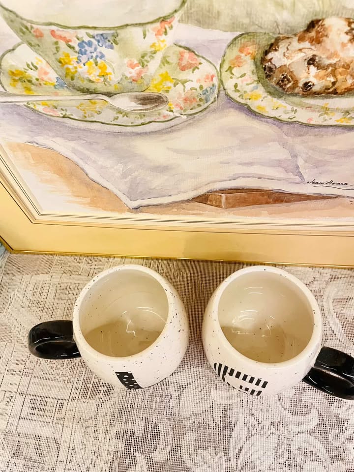 Personalized Initial Ceramic Mug Set – L & G Coffee Cups