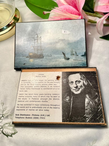 Jason Marine Art – Sailing Ships Pair, Approx. 6 Inch