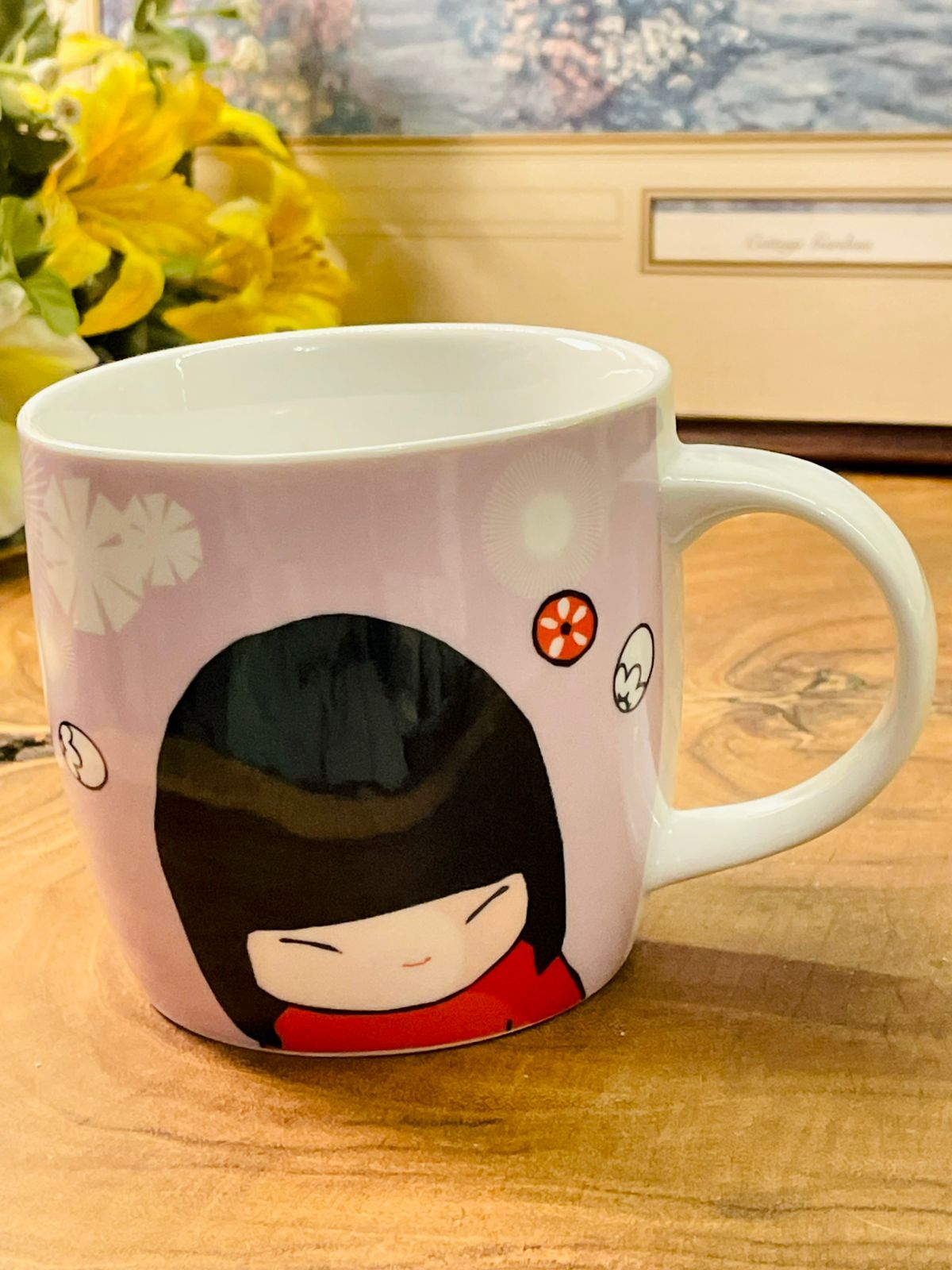 Momiji Character Ceramic Mug | Kawaii Collectible Tea Cup
