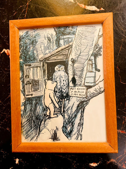 Vintage Illustration Wall Frame – Classic Storybook Art