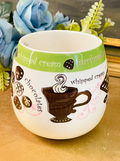 Vintage-Style Fine Bone China Hot Chocolate Mug
