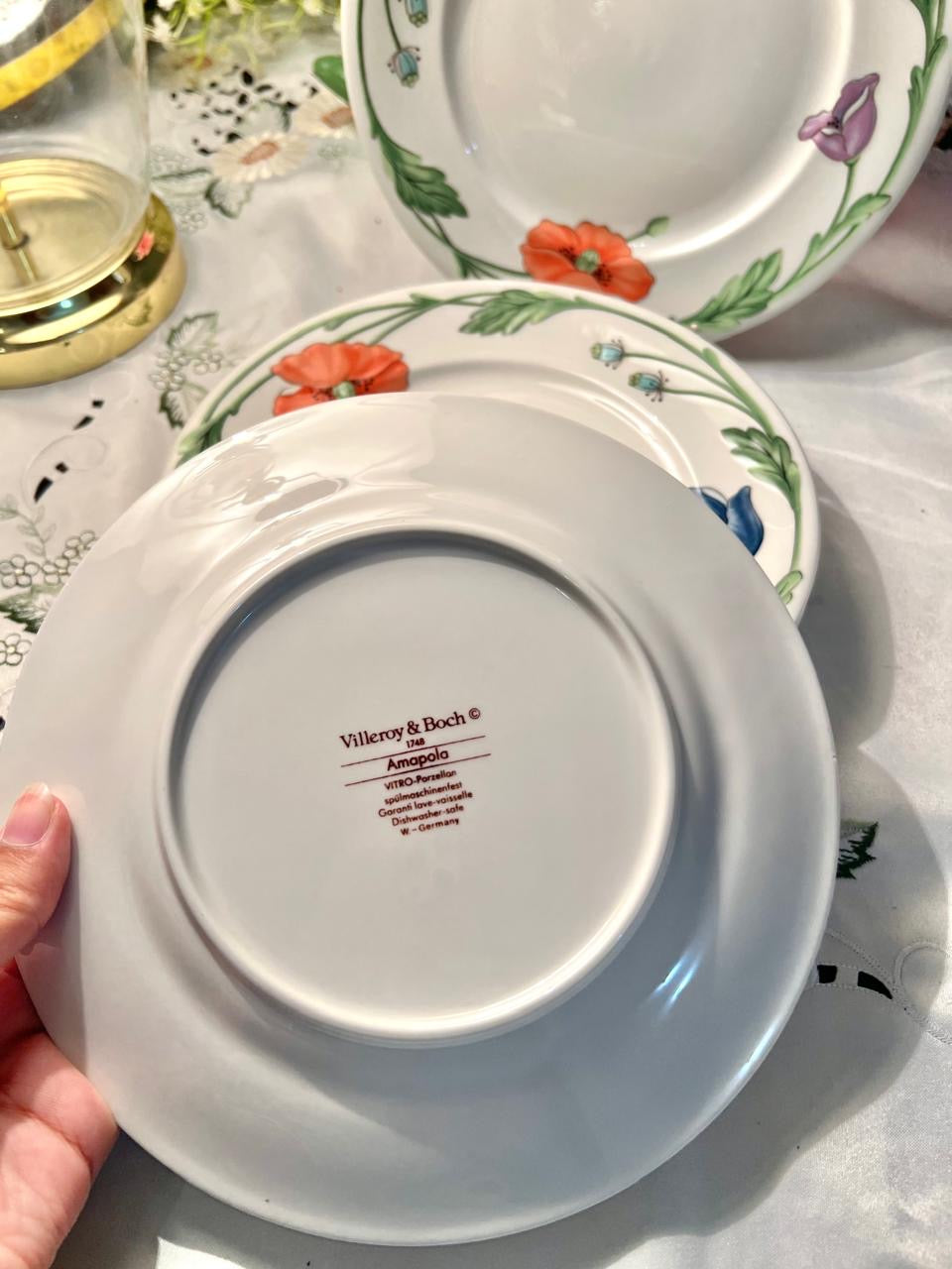 Villeroy & Boch Amapola Floral Dinner & Tea Set 30-Piece