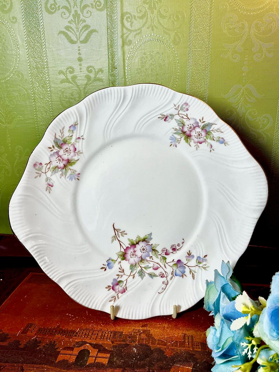 Pall Mall Ware English Bone China Floral Plate Approx. 8.5 Inch