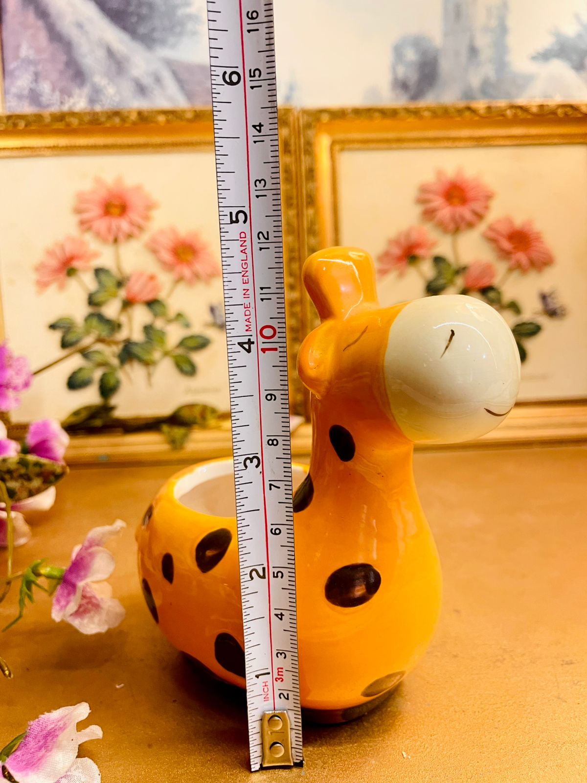 Cute Giraffe Ceramic Planter Pot Decor