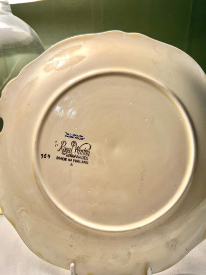 Royal Winton Old English Manor House Handled Plater 26cm