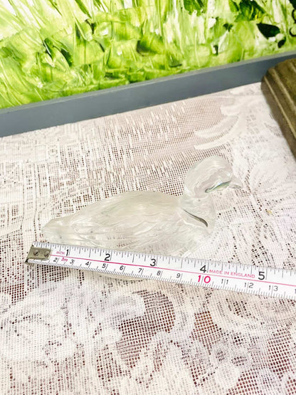 Crystal Duck Decorative Ornament
