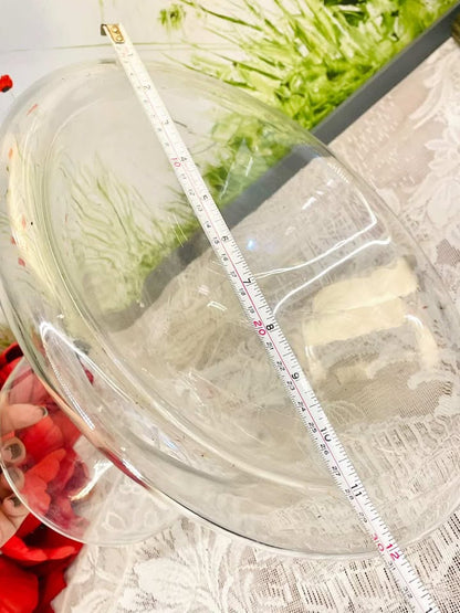 Clear crystal Bulb Vase - Large Size