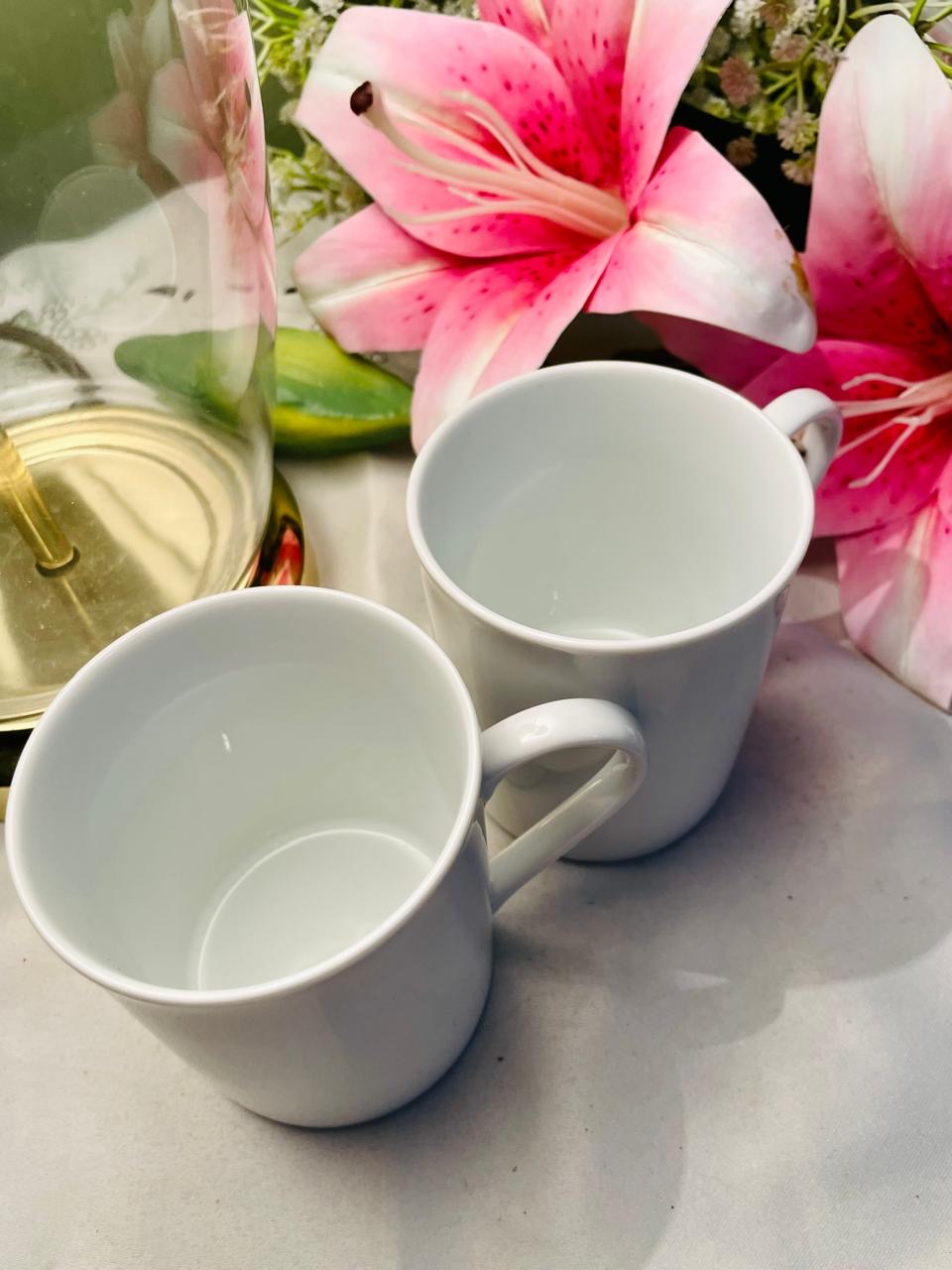Marks & Spencer Maxim White 2-Piece Mug Set Approx. 10 cm