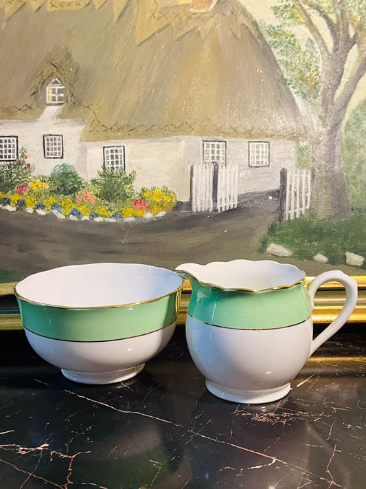 royalstafford, bonechina, sugarbowl, creamerjug, englishchina, vintageceramics, floralteaset, collectablechina, britishporcelain, teatimeset, cottagecoredecor, sunsetkitchenfinds