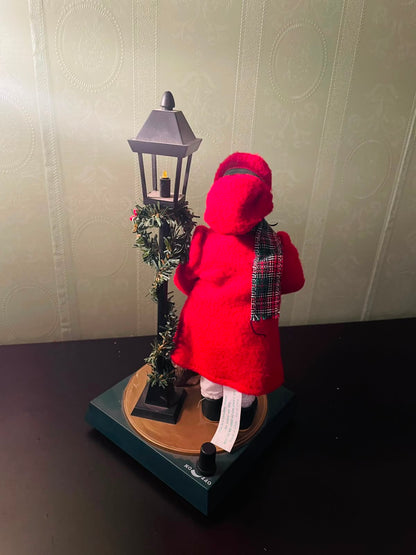 Dickens Collection Victorian Caroler Lighted Figurine