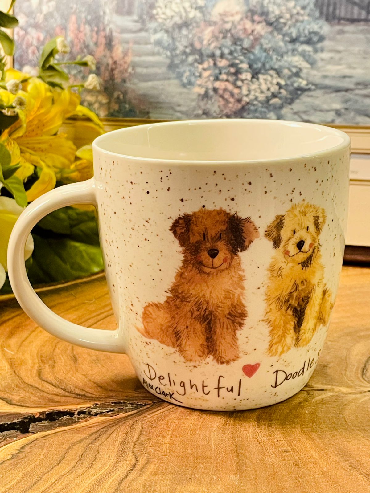 Queens Alex Clark Delightful Dogs Fine China Mug