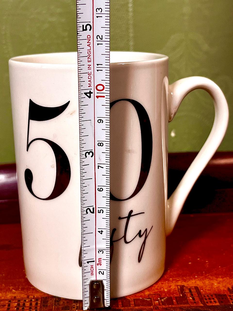Milestones 50 Fifty Celebration Mug – 4.5"