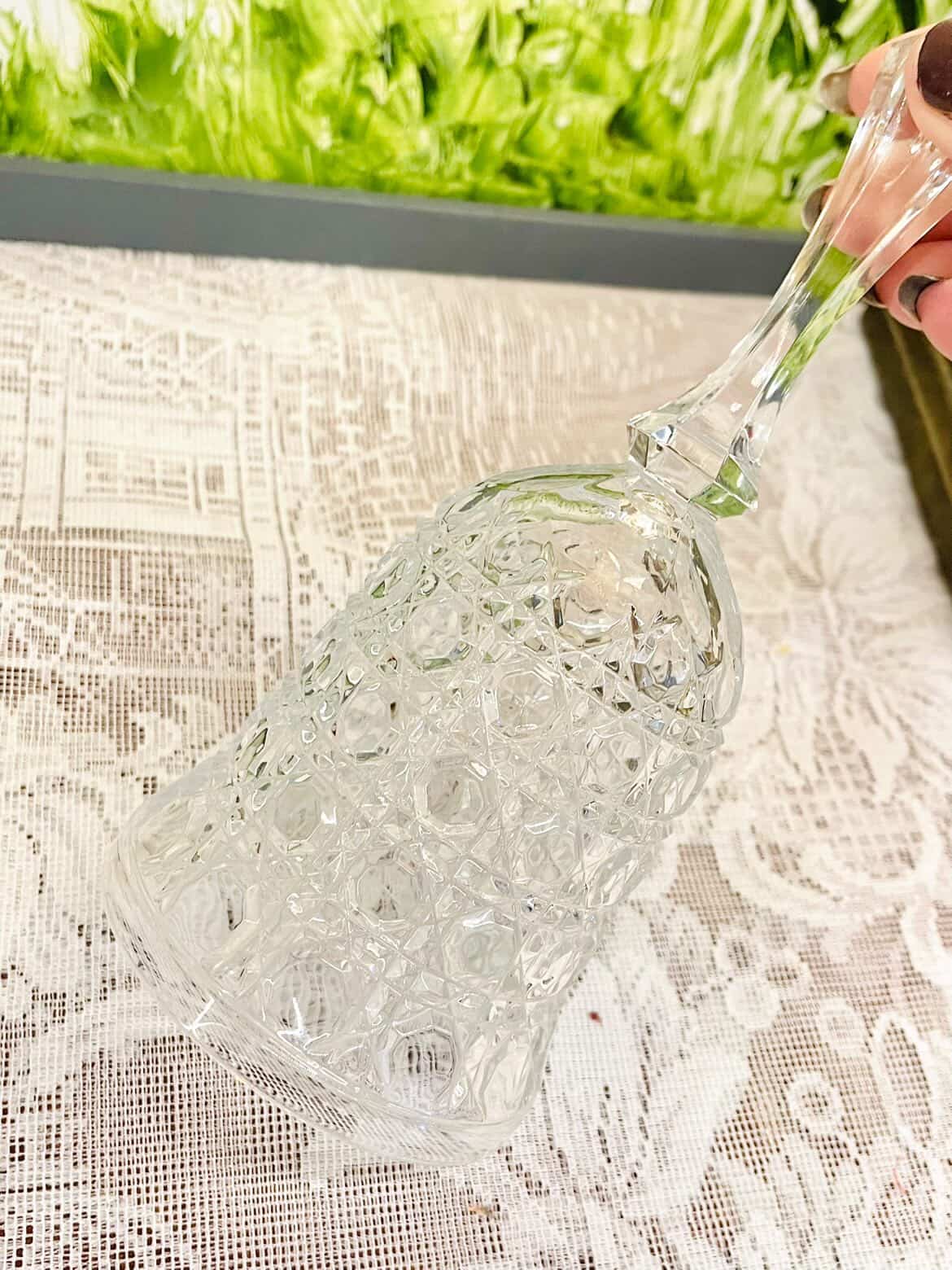 Vintage Cut Crystal Decor (with no bell)