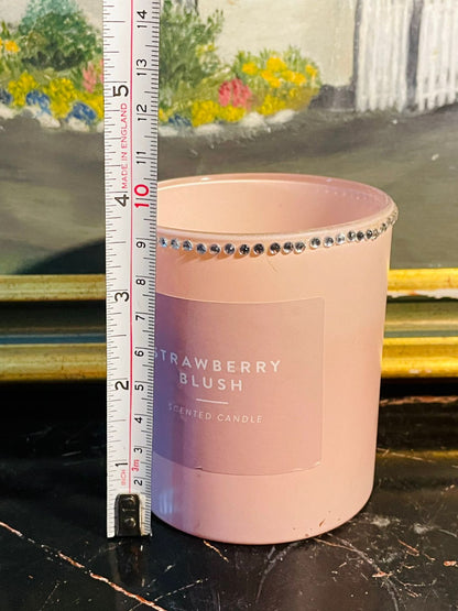 George Home Pastel Pink “Strawberry Blush” Scented Candle