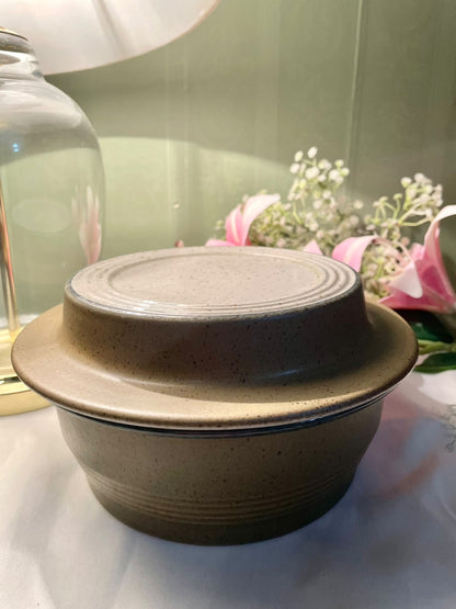 Speckled Brown & Cream Oven-Safe Casserole Dish 23 cm