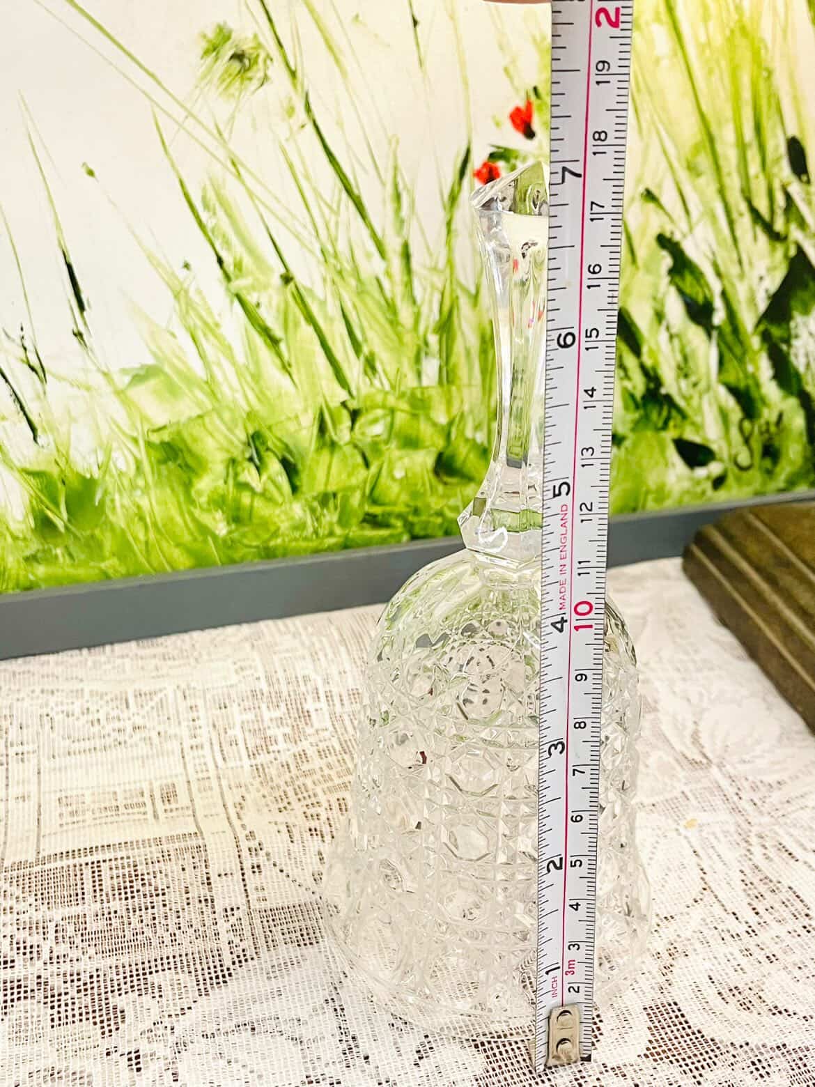Vintage Cut Crystal Decor (with no bell)