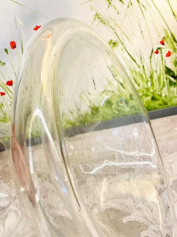 Clear crystal Bulb Vase - Large Size
