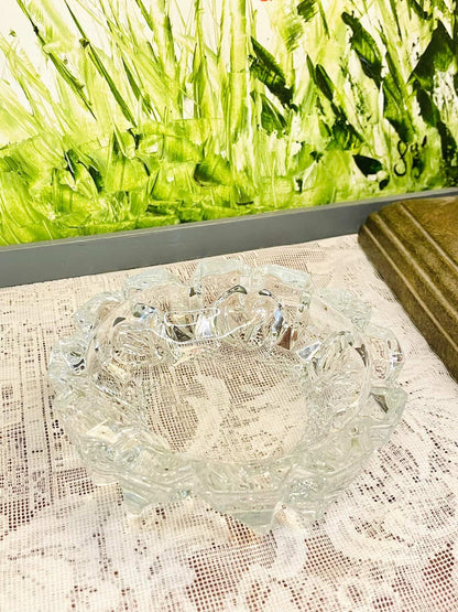 Vintage Crystal Ashtray
