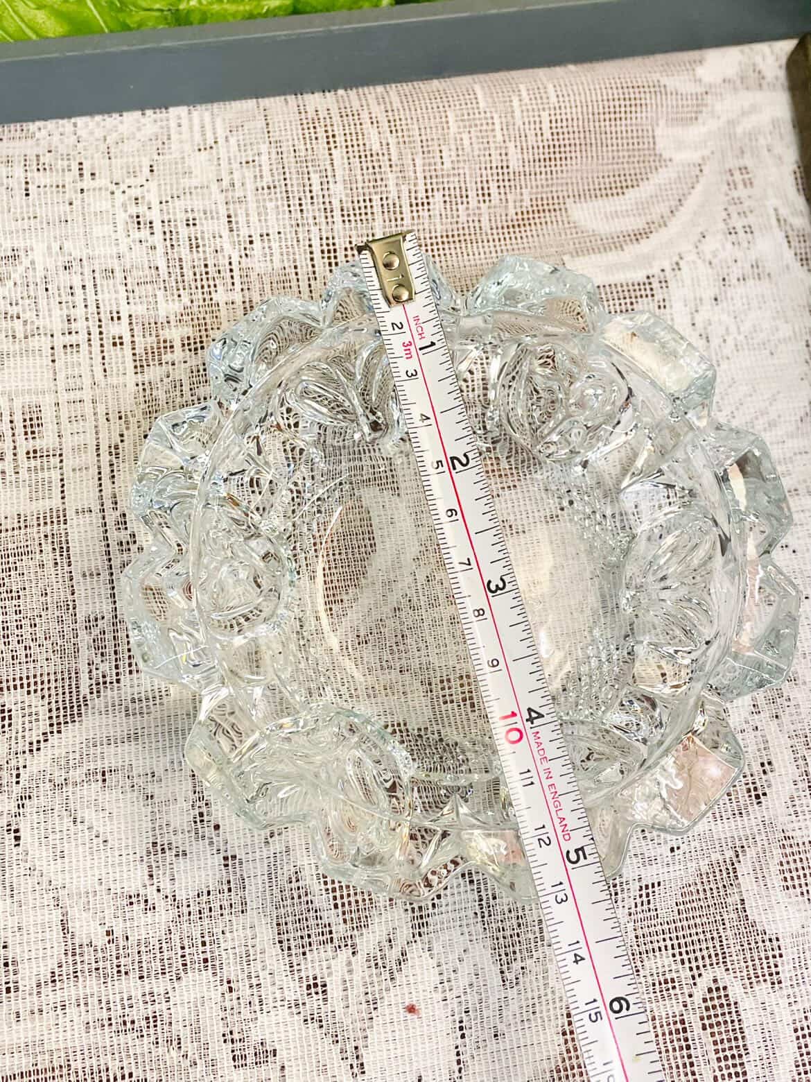 Vintage Crystal Ashtray