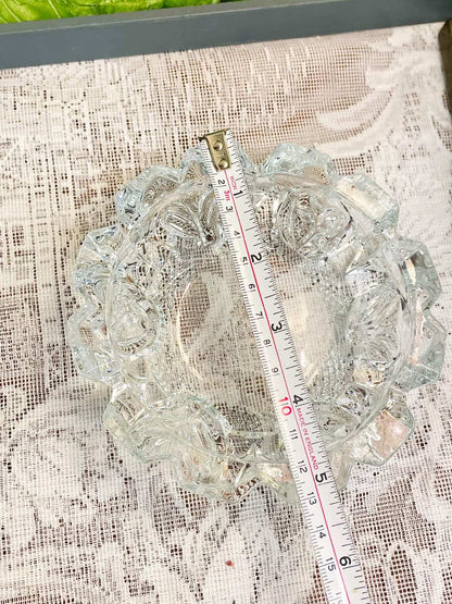 Vintage Crystal Ashtray