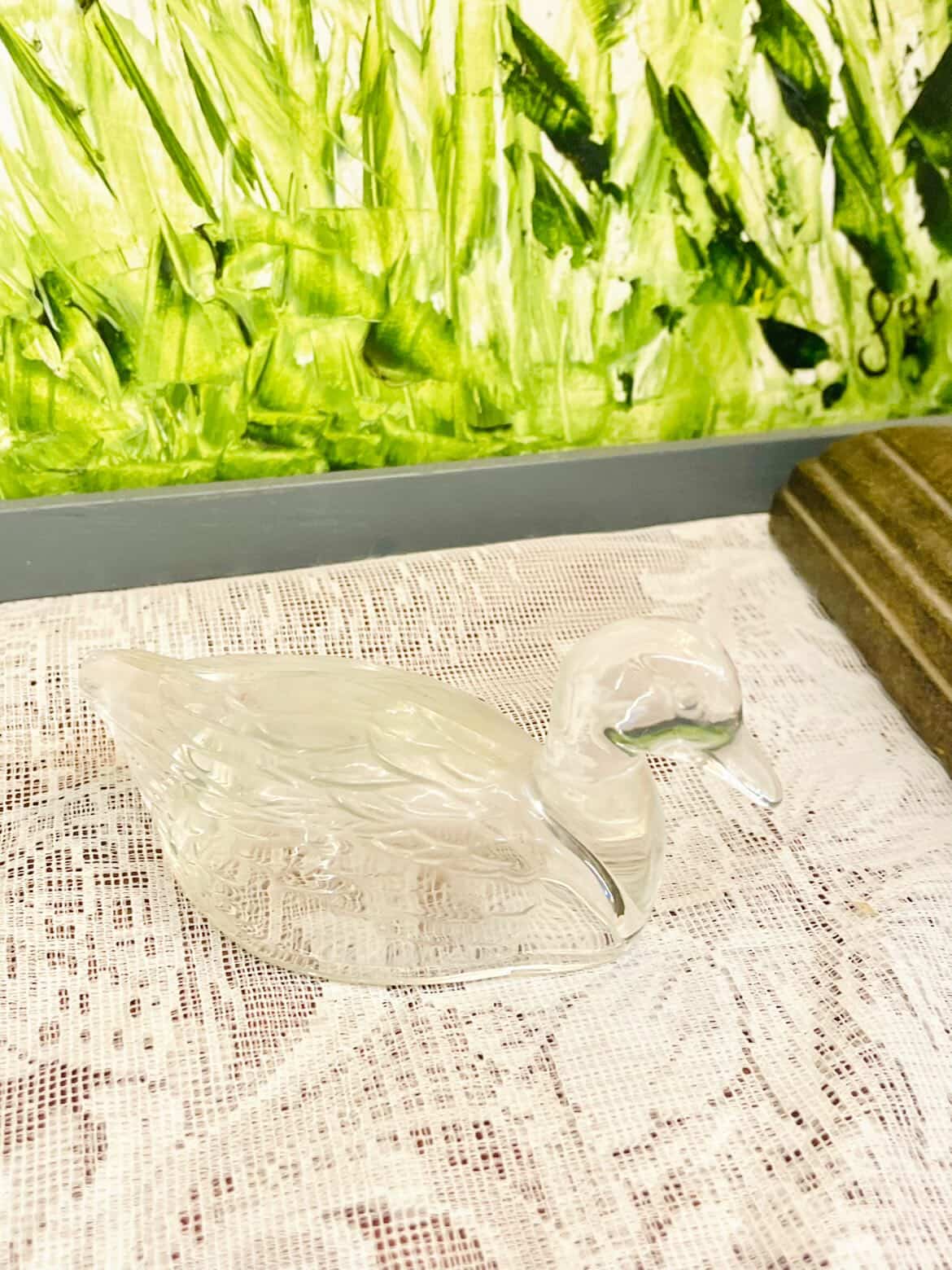 Crystal Duck Decorative Ornament