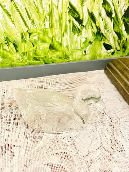 Crystal Duck Decorative Ornament