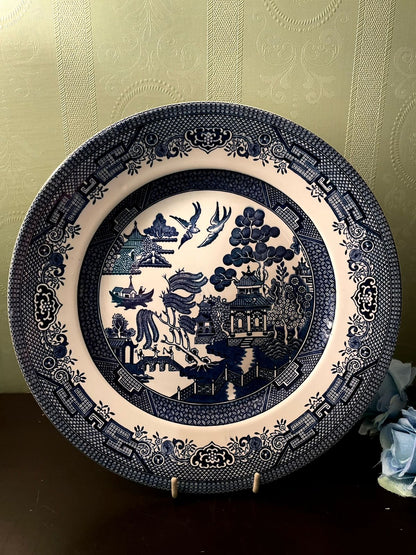 Broadhurst Willow Ironstone Decorative Plate 9 Inch
