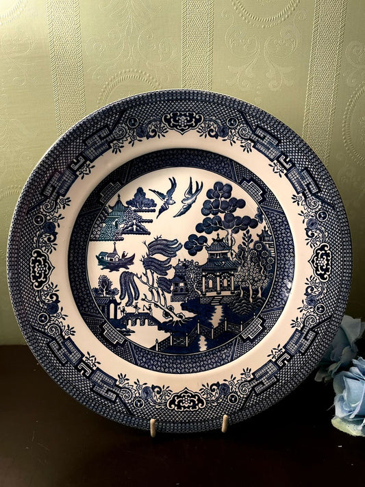 Broadhurst Willow Ironstone Decorative Plate 9 Inch