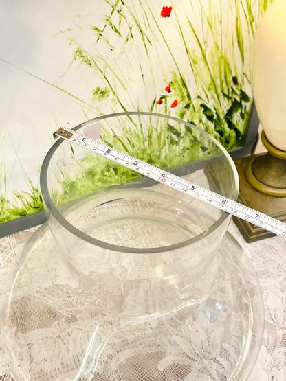 Clear crystal Bulb Vase - Large Size