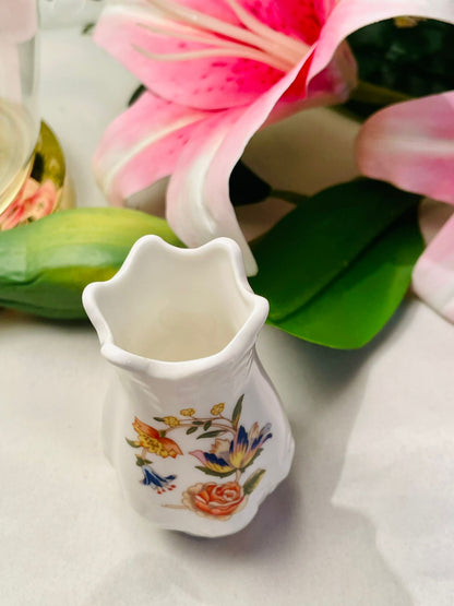 Aynsley Cottage Garden Fine Bone China Mini Vase 9cm